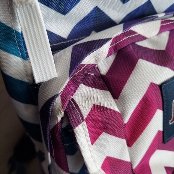 JanSport Big Student CHEVRON Large Backpack Bookbag - Picture 12 of 13